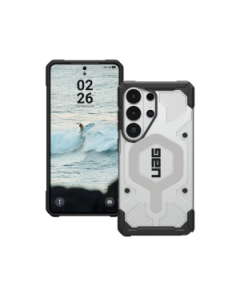 UAG Pathfinder Clear Magnetic Case Samsung Galaxy S26 Ultra - Ice/Silver