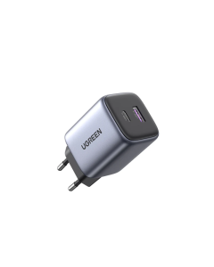 UGREEN Nexode 2 Port PD/USB Wall Charger 35W Grey & Black Sold By Technomobi