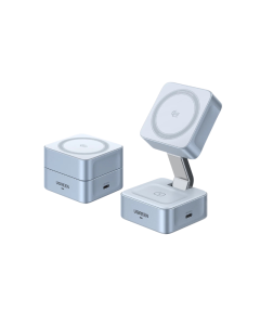 UGREEN 2-In-1 Magnetic Wireless Charger 25W – Silver