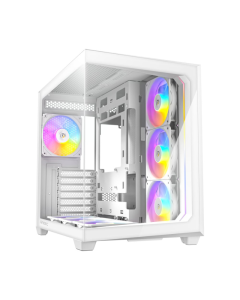 Antec C5 ARGB ATX DUAL Mid Tower Gaming Chassis White Sold By Technomobi
