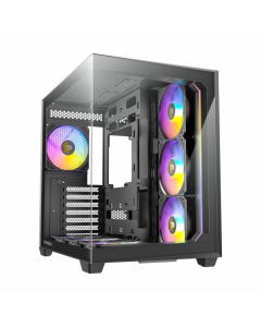 Antec C5 ARGB ATX DUAL Mid Tower Gaming Chassis Black Sold By Technomobi