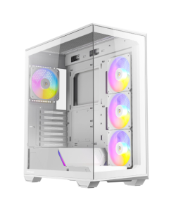 Antec C3 ARGB ATX | Micro-ATX | ITX ARGB Mid-Tower Gaming Chassis White Sold By Technomobi