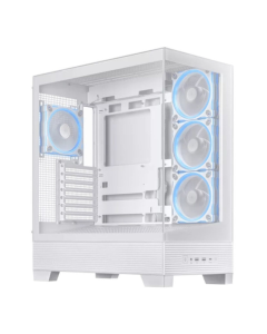 Asus A31 PLUS Mid Tower ATX Chassis - White Sold By Technomobi
