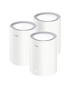 
Cudy AX3000 Wi-Fi 6 Mesh Kit 3 Pack - White Sold By Technomobi