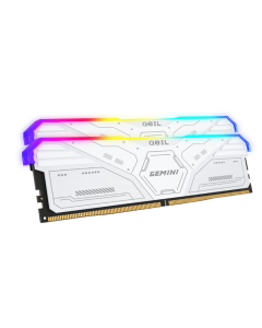 GeiL Gemini RGB 32GB KIT(2X16GB) 6000MHz DDR5 Desktop Gaming Memory - White Sold By Technomobi