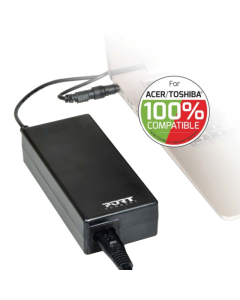 Port Connect 65W Notebook Adapter Acer and Toshiba Sold By Technomobi