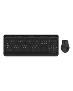 PCBuilder ALPHA Silent Wireless Keyboard and Mouse Combo Sold By Technomobi