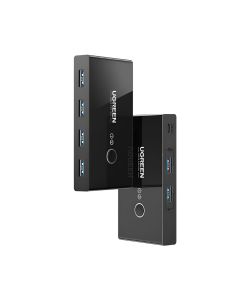 UGREEN USB 3.0 4-Port Switch Box & 1.5M USB Cables