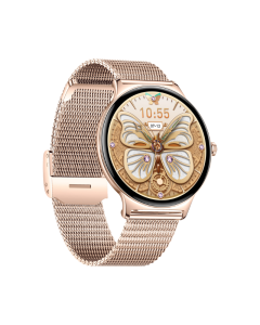 COLMi V89 Smart Watch 1.43 inch AMOLED Display 7.9mm Mesh Gold Sold By Technomobi