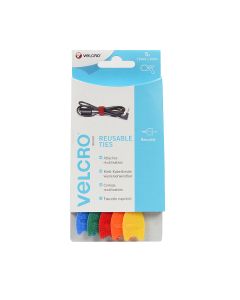 VelcroÂ® Brand Reusable Ties 12Mm X 20Cm Multi