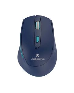 Volkano Chrome Series 2.4Ghz Wireless Ergonomic Mouse - Blue