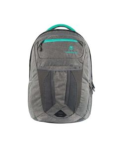 Volkano Crush Series 15.6 Inch Laptop Backpack - Grey / Aqua