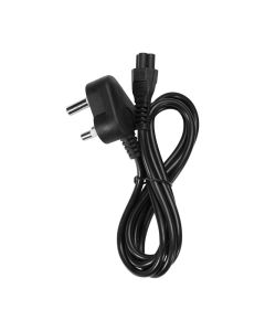 Volkano Presto Series Power Cable 3 pin Clover  to Type-M 2.5A - Black