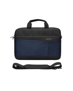 Volkano Seismic Series 15.6 Inch Laptop Shoulder Bag - Black / Blue
