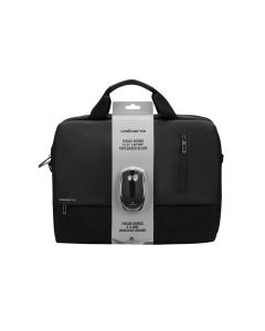Volkano Focus Series 15.6 Inch Laptop Toploader & Wireless Mouse 