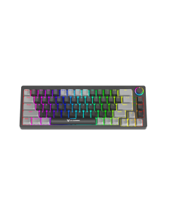 VX Gaming Sun-Wukong RGB Hot Swappable Mechanical Keyboard Grey/Black Sold By Technombi