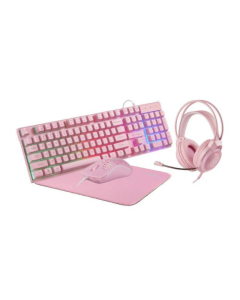 VX Gaming Freya 4 -in-1 Rainbow Combo Pink Sold By Technomobi
