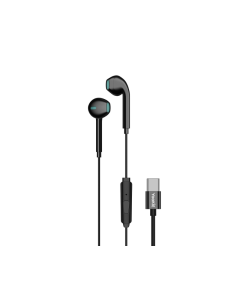 Yookie YTL-09 Wired Earphones Type-C Black  Sold By Technomobi