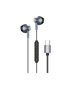 Yookie YTL-12 Wired Earphones Type-C Black & Metal Sold By Technomobi