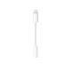 Apple Original Lightning to 3.5 mm Headphone Jack Adapter in White sold by Technomobi