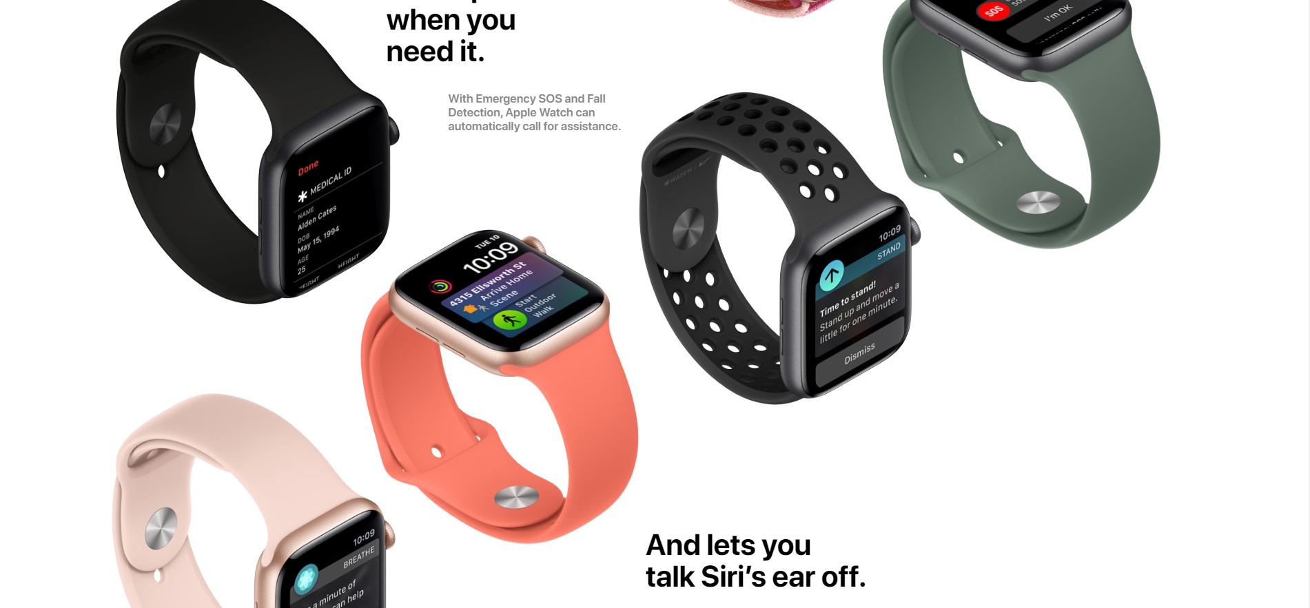 apple watch series 5 gps 44mm space grey black