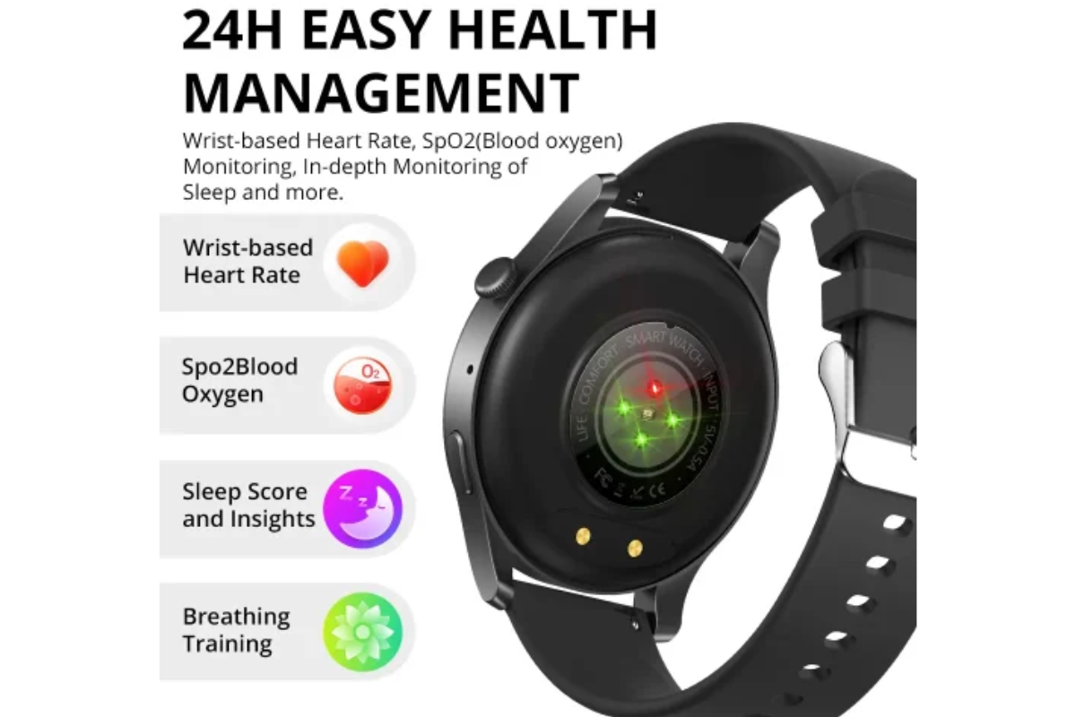 COLMi_V73_Smart_Watch_1.43_inch_AMOLED_Display_-_Black_2_