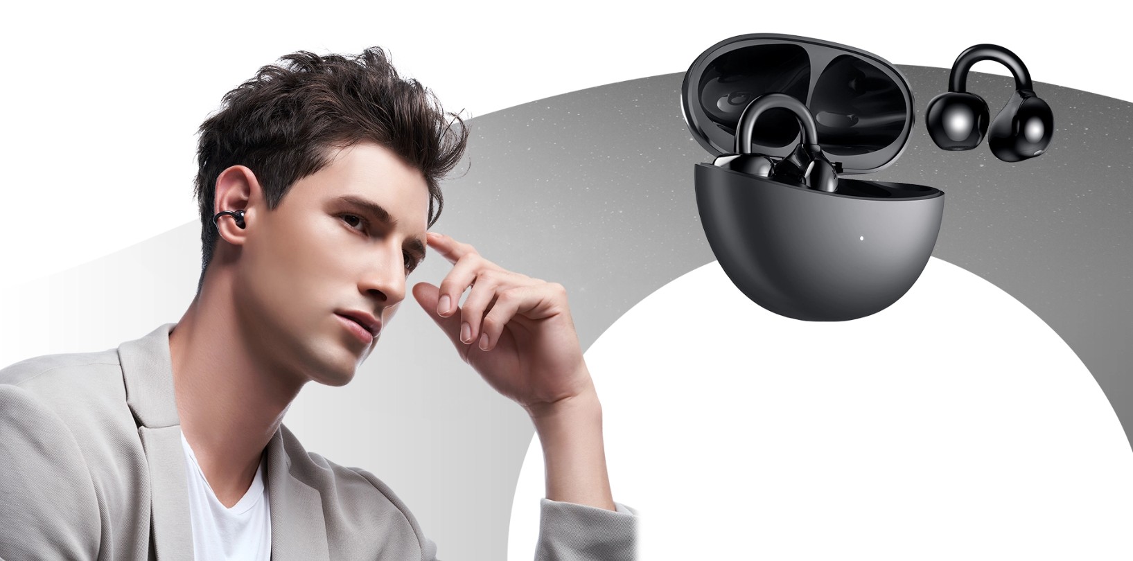 New_Honor_choice_earbud_clips_liquid_metal-like_gradient_luster_and_sleek_sold_by_Technomobi