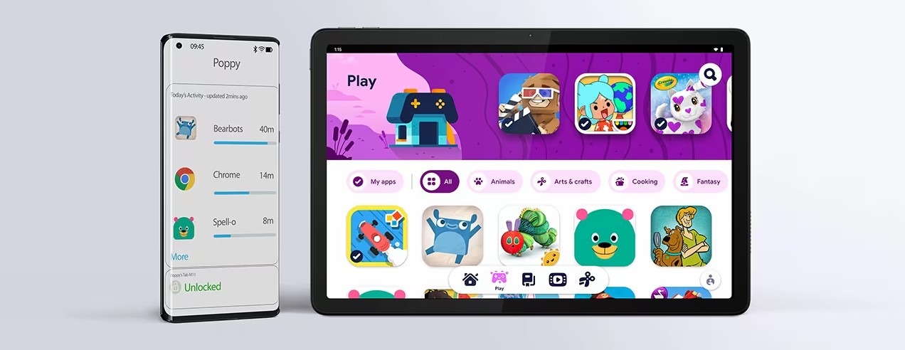 New_Lenovo_M11_Tablet_4G_LTE_best_for_kids_sold_by_Technomobi