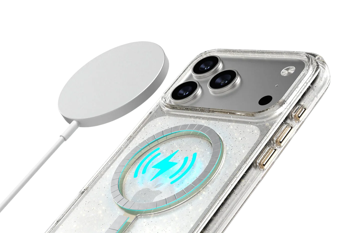 Speck_Presidio_Lux_Glitter_MagSafe_Apple_iPhone_17_Pro_Max_Case_-_Clear